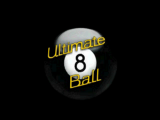 Ultimate 8 Ball title screen for Playstation
